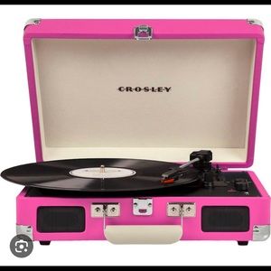 Pink record player